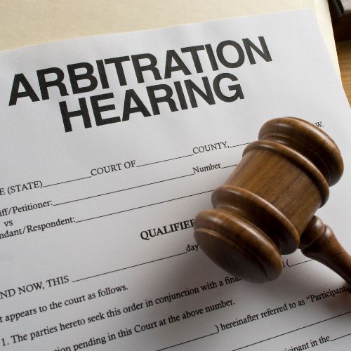 ARBITRATION IS WHAT COMES NEXT WHEN  MEDIATION FAILS.